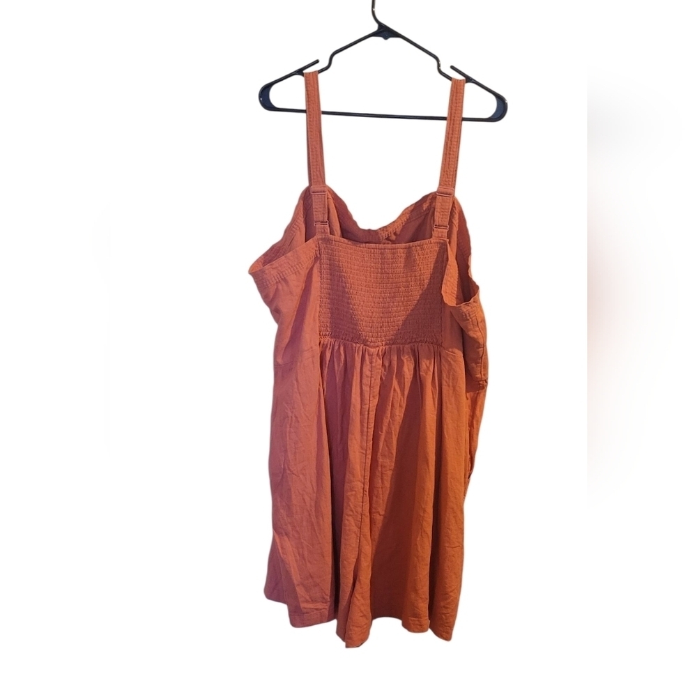 Old Navy Chic Rust Sleeveless Romper Size 4X NWOT - Picture 2 of 4